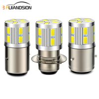 1PC 6-30V BA21D LED Motorcycle Headlight Lamp BA20D H6 P15D Moto Scooter Accessories High/Low Beam Bulbs Fog Lights 4300K 6000K