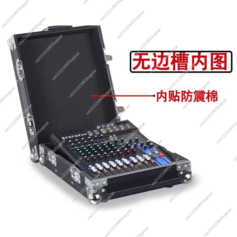 MG16 Mixer Flight Case Shockproof Aluminum Hard Case for Stage DJ Audio Console Protective Storage Box