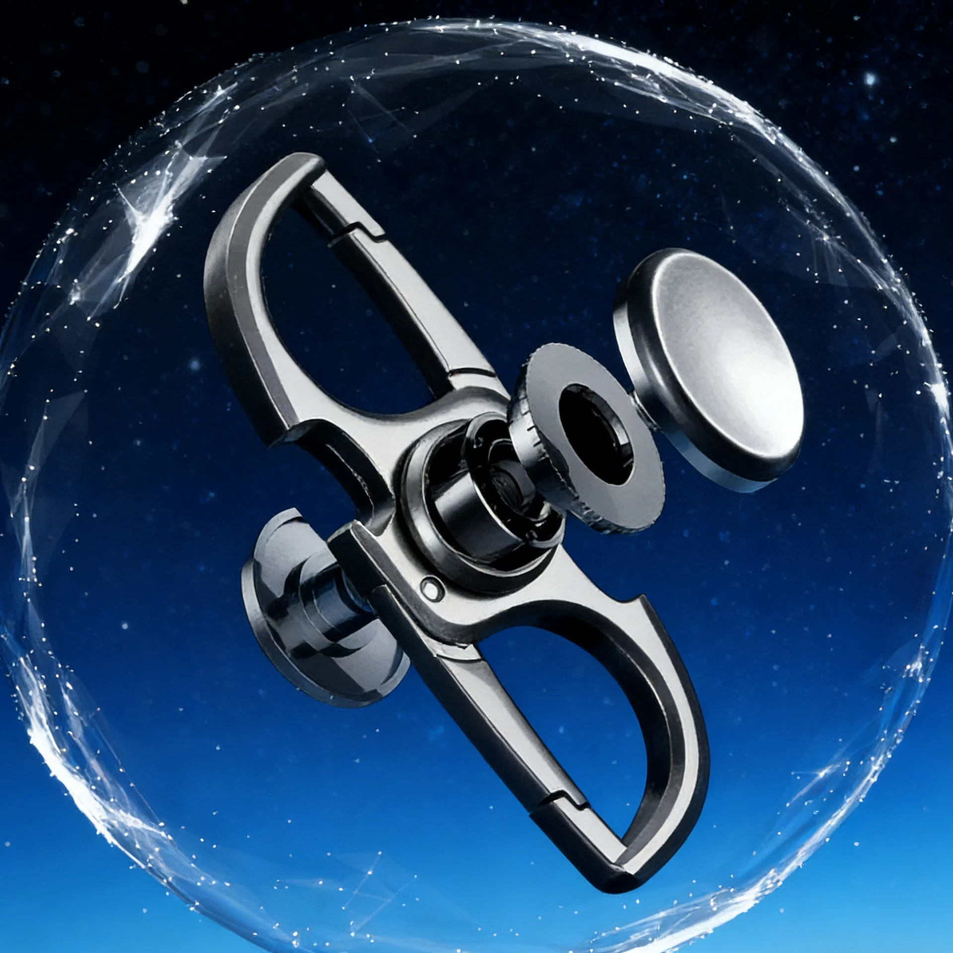 ของเล่นฟิงเกอร์สปินเนอร์ ของเล่นคลายเครียดบนโต๊ะทำงาน ของเล่นลดความวิตกกังวล ของเล่นโลหะ ของเล่นฝึกสมาธิ พวงกุญแจ ที่เปิดขวด EDC ของขวัญสำหรับผู้ใหญ่และเด็ก