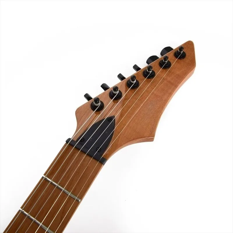 Natural Professional Roasted Maple Electric Guitar High Quality Stainless Steel Frets
