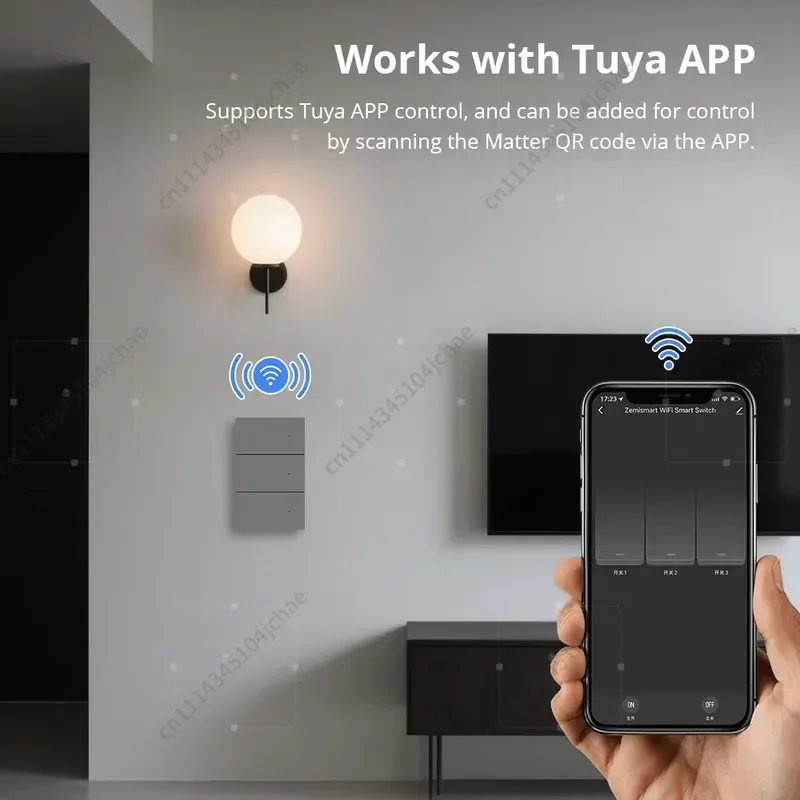 EE Over Wifi Smart Switch Aluminum Alloy Material Compatible HomeKit Google Home SmartThings Metal Smart