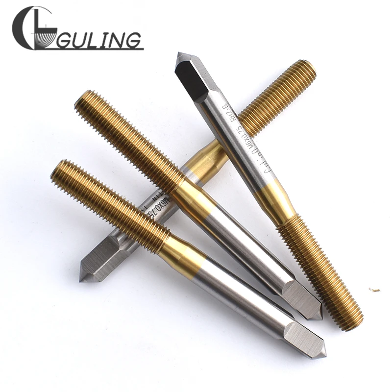 GULING HSSE-M42 JIS Standard  With Tin Forming Tap M8 M9 M10 M12 M14 M16 M18 M20 Machine Screw Fine Thread Taps