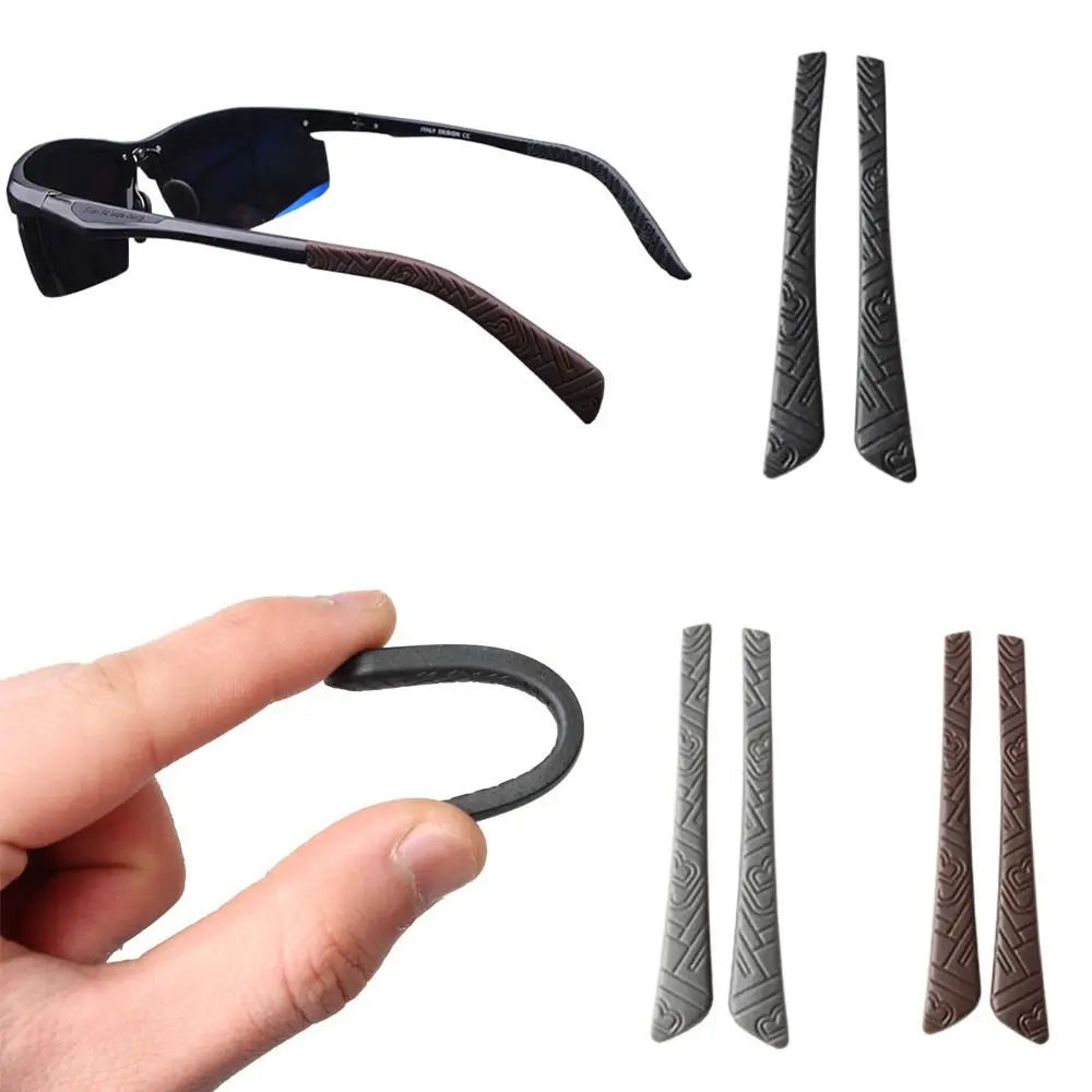 Silicone Silicone Glasses Anti-slip Sleeves Anti Drop Glasses Elastic Grip Eyeglasses Grip Glasses Foot Cover