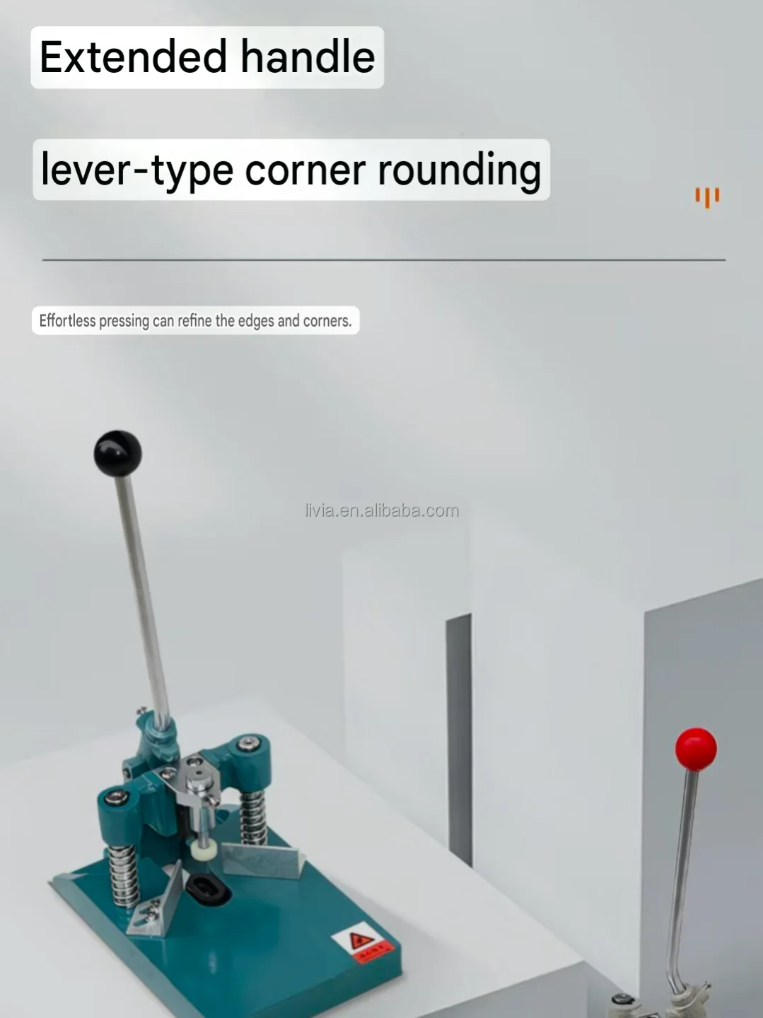 

Настольный угловой резак для бумаги с держателем для бумаги и чугунным основанием для профессиональной обработки углов визитных карточек