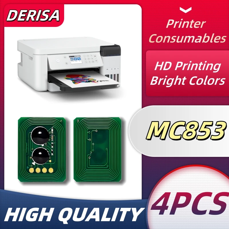 1 مجموعة MC853 MC873 طبل رقاقة متوافق مع أوكي MC 853 873 MC873dn MC853dn طبل رقاقة الملء 44844472 44844471 44844470 44844469