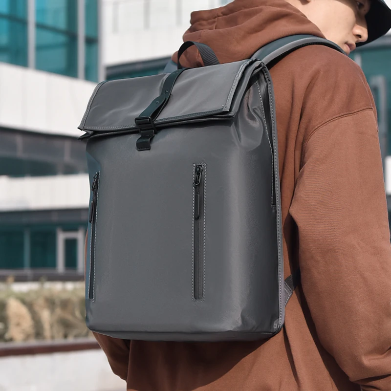 حقيبة ظهر رجال الأعمال غير الرسمية الجديدة، سعة كبيرة، تخزين متعدد الأقسام، حقيبة ظهر عصرية للسفر، حقيبة كمبيوتر للأعمال