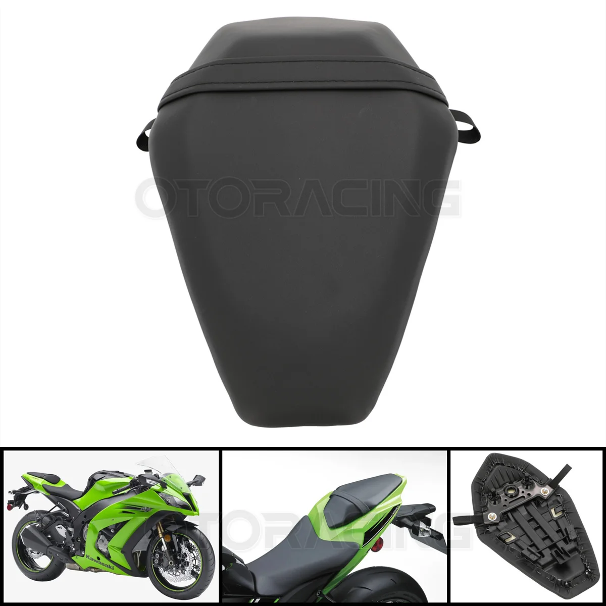 

Motorcycle Rear Passenger Pillion Seat Cushion For Kawasaki Ninja ZX10R ZX-10R ZX 10R 2016 2017 2018 2019 2020 2021 2022