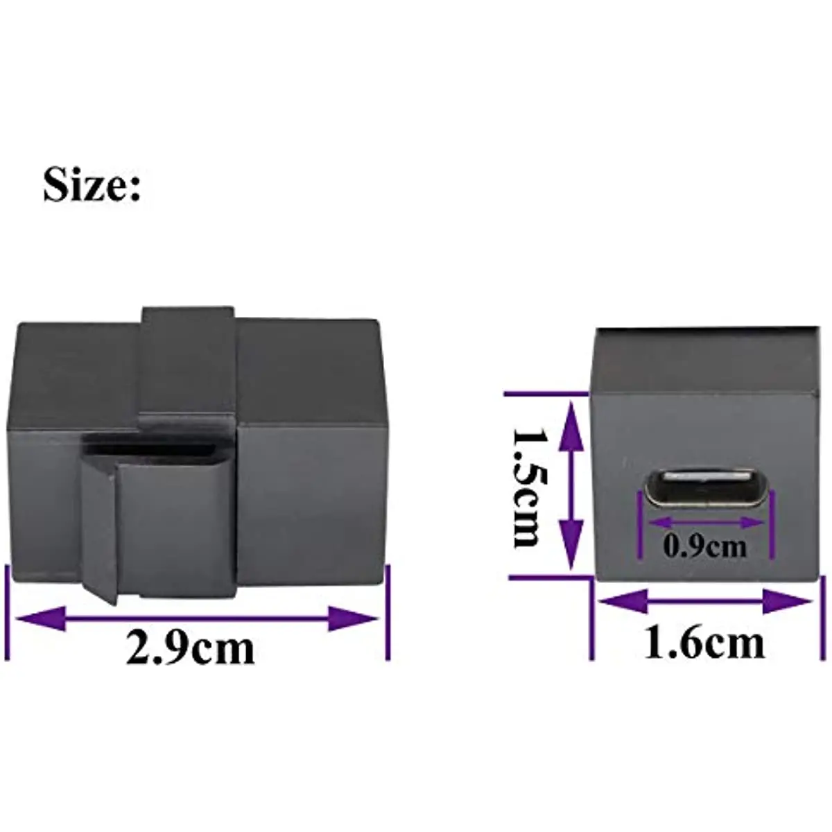 Adattatore per inserti USB C Keystone Jack USB 3.1 Tipo-C femmina-femmina Connettore accoppiatore presa per pannello presa piastra a muro