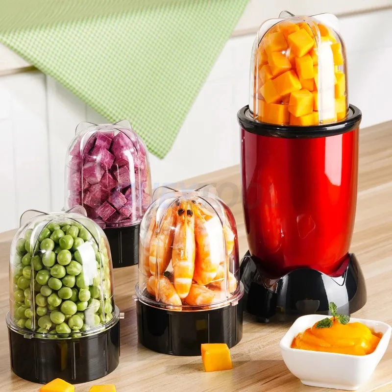 Juicer household fully automatic portable soy milk jam fruit and vegetable cooking multi-functional juicer