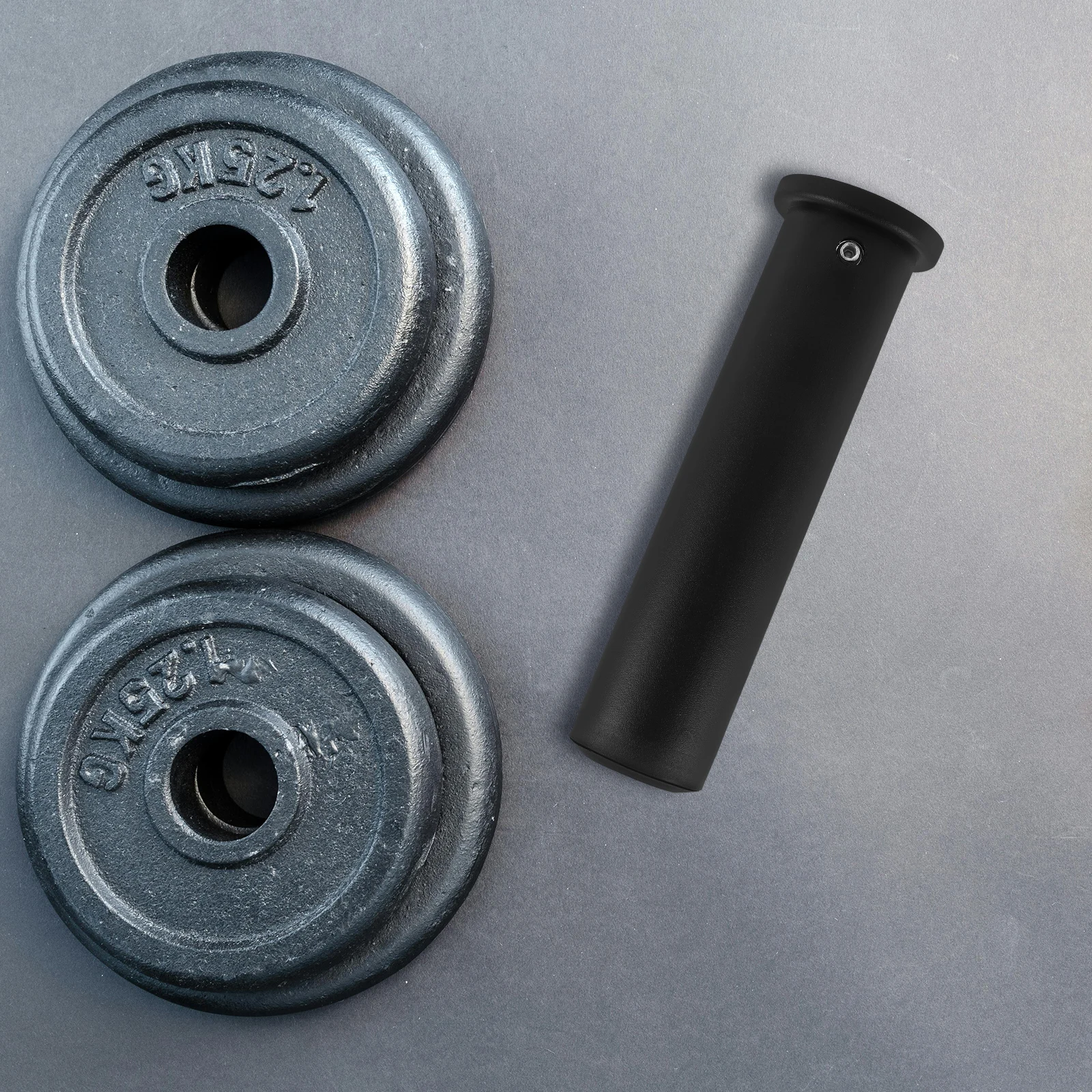 

Barbell Sleeve Ball Head Adapter Pp Material Flat Durable Equipment Weightlifting Plate Holder Barbells Accessories
