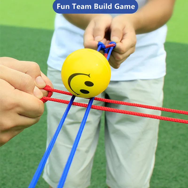 

Child Family Sport Ball Pass Crossing Portable Outdoor Game Adult Team Build Toys for Company Cooperation Couples Wedding Party