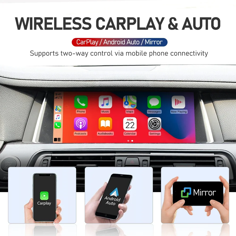 10.25 Inch Android 13 Car Stereo For BMW 6 7 Series E63 E64 E65 E66 F01 F02 F03 F04 G11 G12 2009-2016 CarPlay 4G GPS Navigation