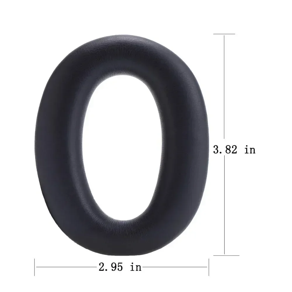 แผ่นรองหูฟังสําหรับ Sony WH1000XM2, MDR-1000X หูฟังเปลี่ยนโฟม Earmuffs เบาะชุดหูฟังครอบคลุมฟองน้ําหนังโฟม