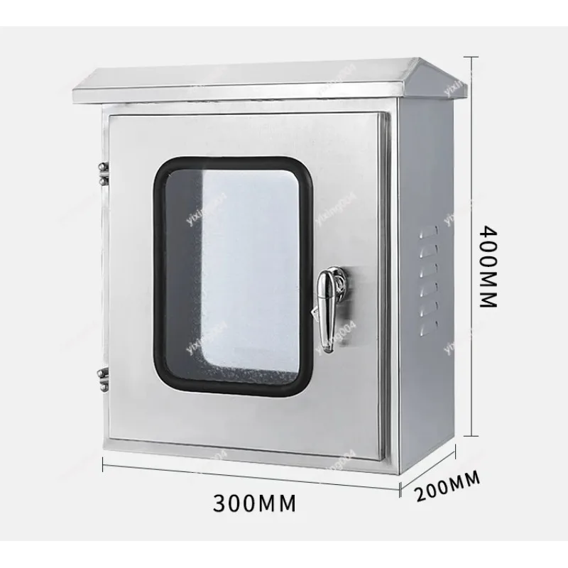 Double Door Stainless Steel Electrical Box Waterproof Outdoor Control Case For Instruments Wiring Equipment