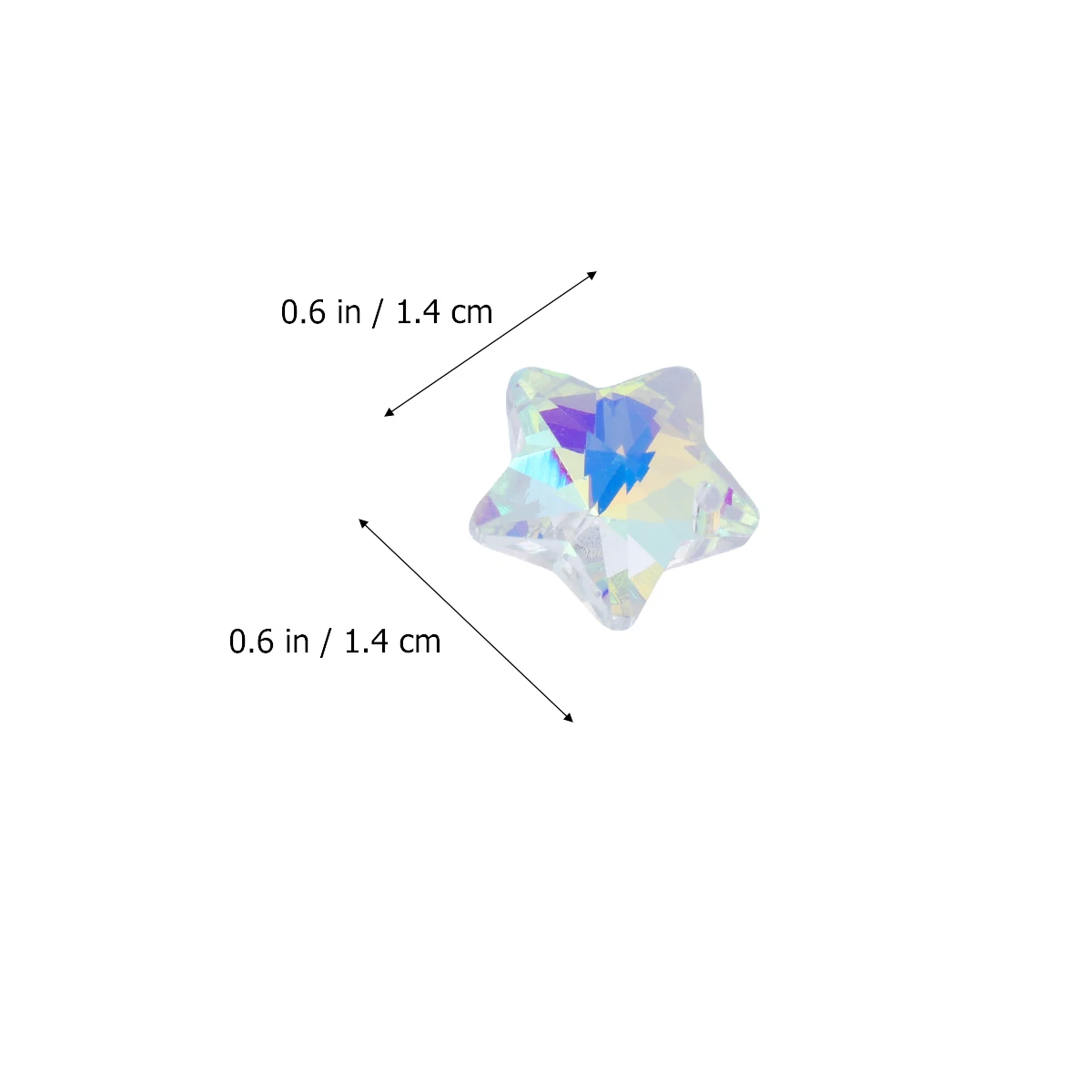 

28pcs Glass Pendant DIY Earrings Accessories Crystal Charm Stained Hollow Ab Color Star Jewelry Making Pendants Set