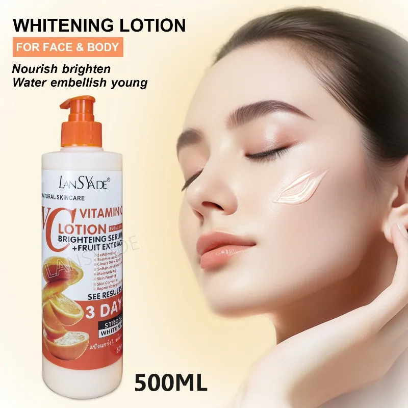 

500ml VITAMIN C WHITENING LOTION FOR FACE & BODY Nourish Brighten