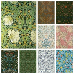 DIY Diamond Art Painting Kit William Morris Museum 5D Embroidery Jewelry Vintage Leaf Flower Cross Stitch Mosaic Home Decor Gift