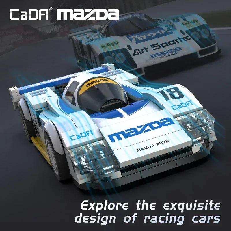 Cada 1:24 テクニカルドリフトレーシングカー C42 スポーツカーモデルビルディングブロックシティ耐久スポーツカーブリックおもちゃ子供用ギフト