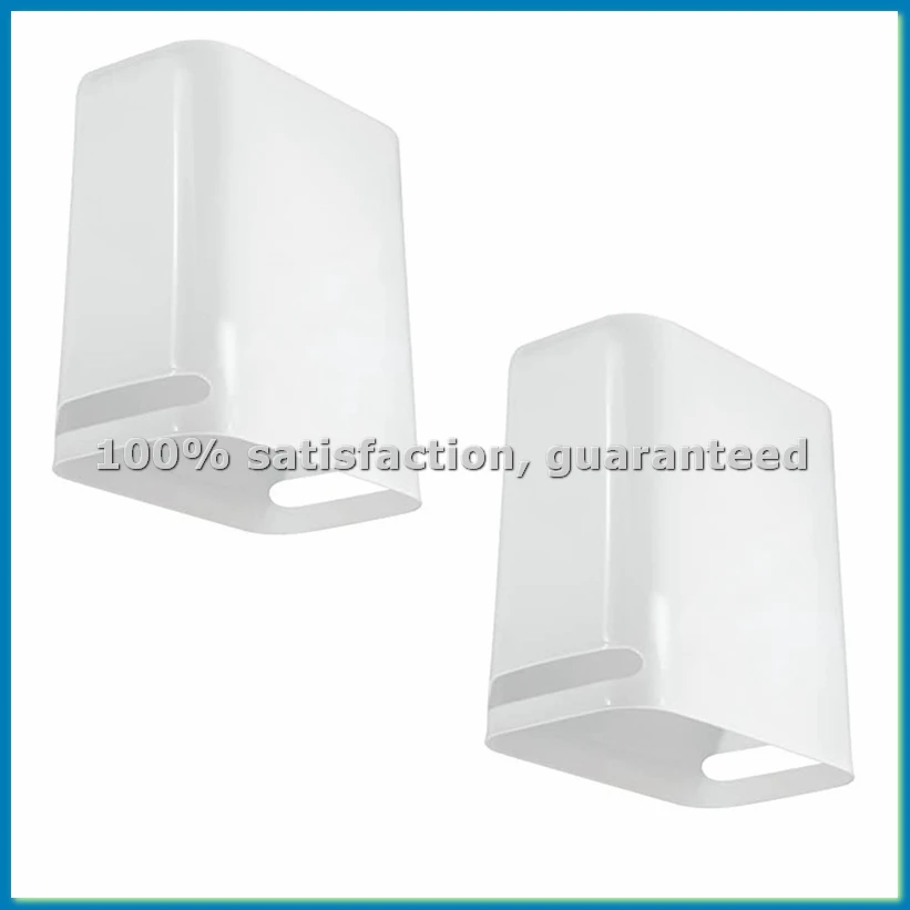 

Набор из 2 пластиковых мусорных баков, классический контейнер для отходов, урна для раздельного сбора мусора для ванной, спальни, кухни, домашнего офиса - ABRM