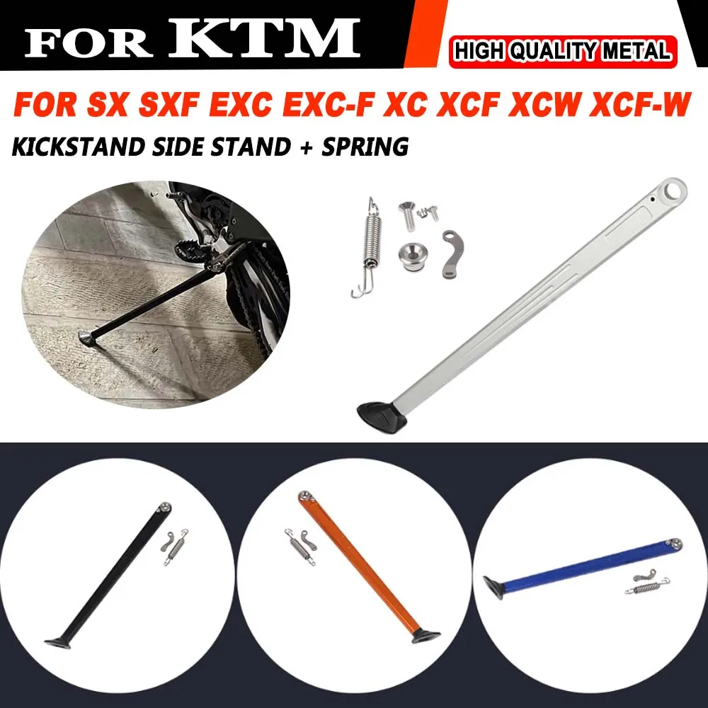 For KTM 125 200 250 300 350 450 500 530 EXC EXCF XC XCF XCW XCFW Six days TPI Motorcycle Parts Kickstand Side Stand with Spring