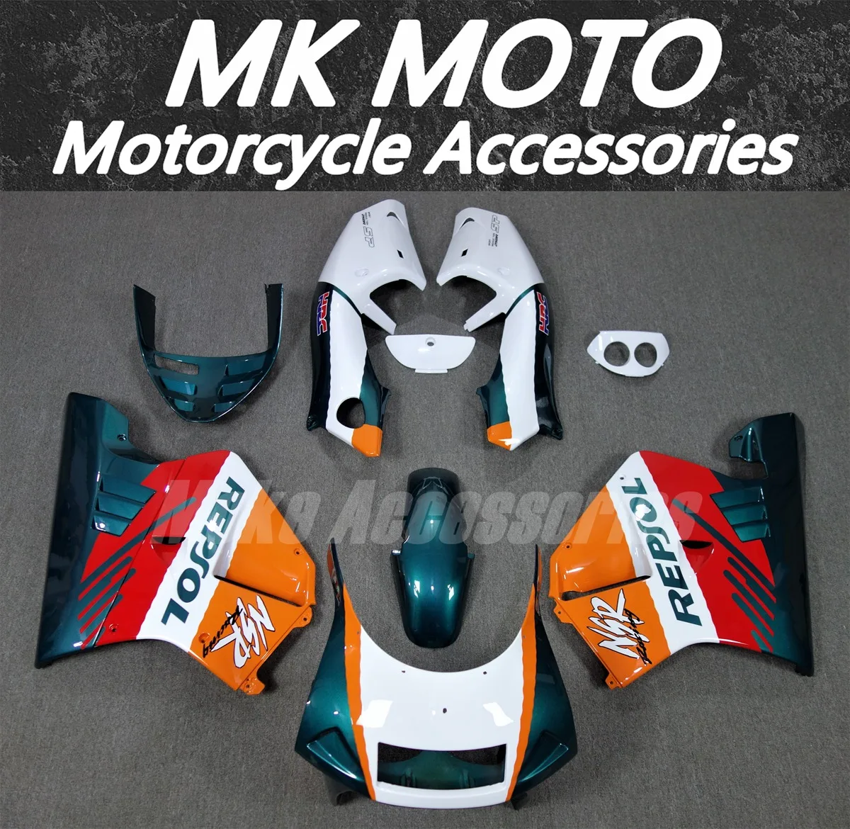 

Moke moto Motorcycle Fairings Kit Fit For NSR250 PGM4 P4 MC28 Bodywork Set High Quality Abs Injection Green Red White Orange