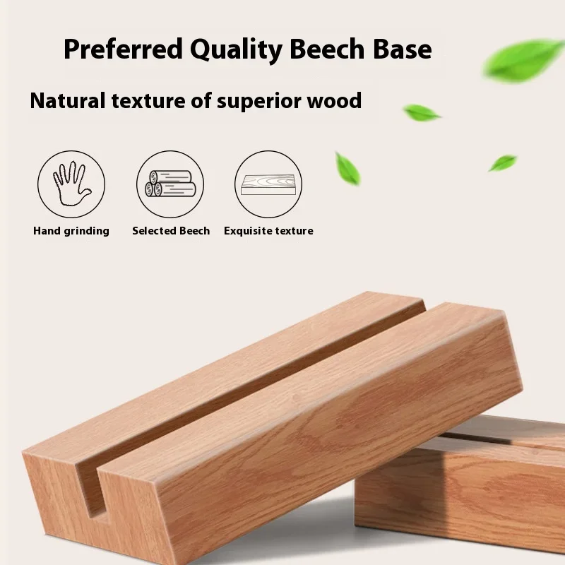 Table Sign Table Display L-shaped Menu Solid Wood A4 Acrylic Decca Binder Photocards  Photo Card Holder  Display Stand