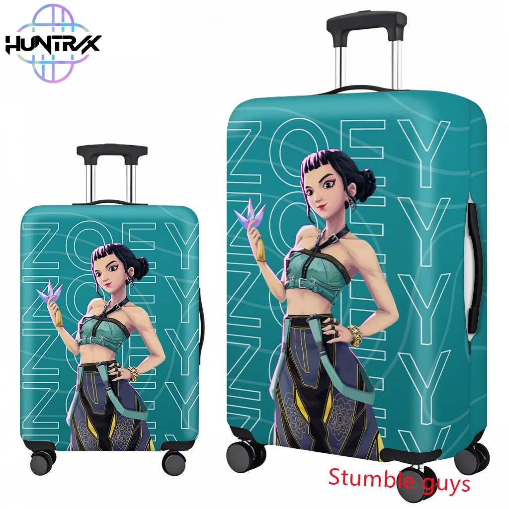غطاء الأمتعة Anime Kpop Demon Hunters، واقي ناعم يناسب حقائب السفر مقاس 18-32 بوصة