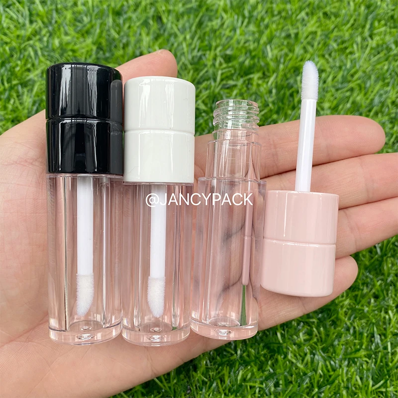 

3ml full pink Cosmetic Lipgloss Packing Container Transparent Lipstick bottle Clear Lip Gloss Lip Glaze travel Tube