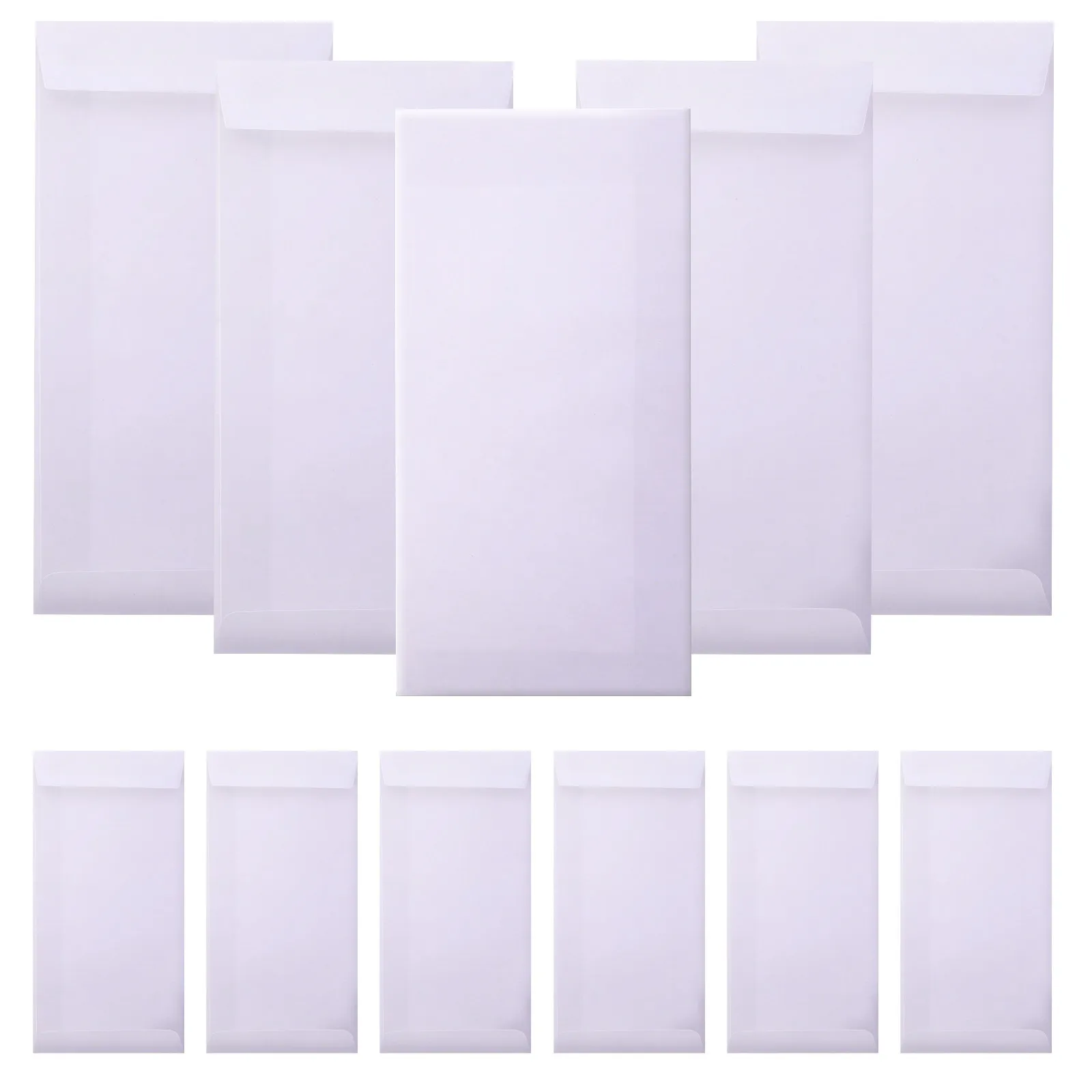 

60Pcs Secure Self Seal Paper Envelopes Ideal for Coin Organization Business Letters Invitations Cards Portable Letter Size