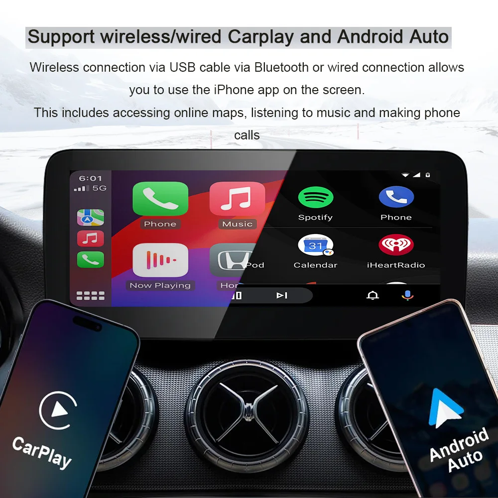 13-18 Android controle central carro multimídia host de navegação Bluetooth