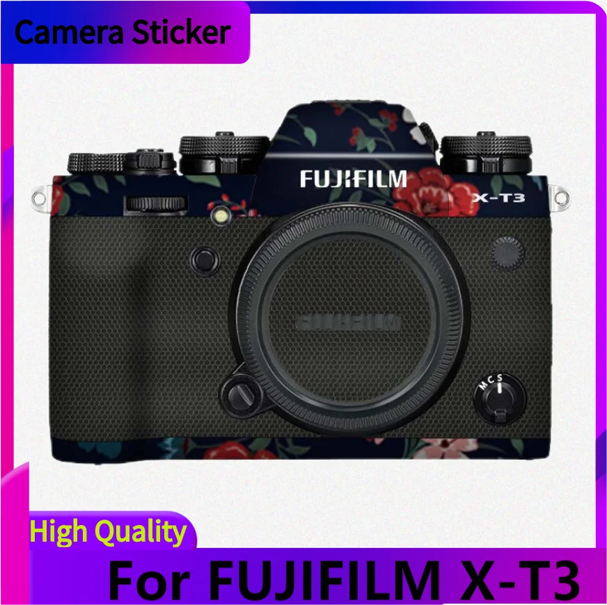 For FUJIFILM X-T3 Camera Sticker Protective Skin Decal Vinyl Wrap Film Anti-Scratch Protector Coat XT3 X T3