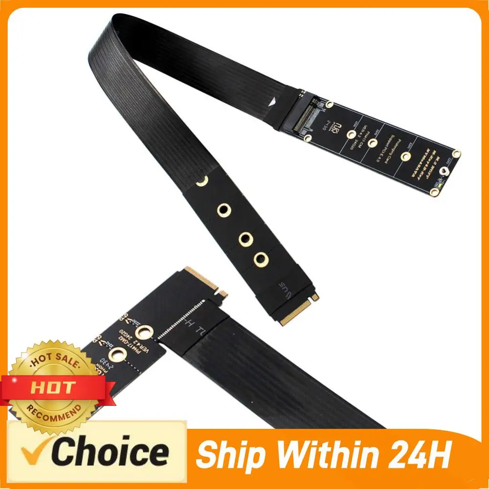 

M.2 NVME Extender Support PCle4.0 NGFF M-Key PCIe4.0 SSD Extention Card Solid Drive Riser Card for M.2 2230 2242 2260 2280 SSD
