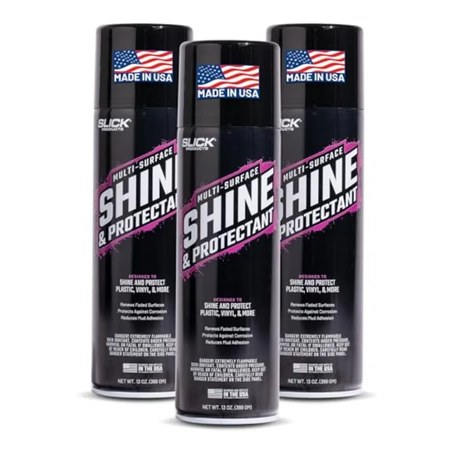 

Многофункциональный спрей-протектор для блеска поверхностей: для винила, пластика, резины, отделки автомобиля, грузовика, мотоцикла, мотоцикла для бездорожья. Защита от УФ-излучения. Нелипкая формула.