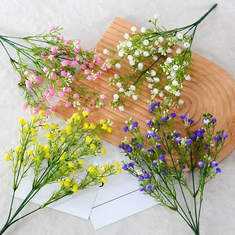 Artificial Gypsophila Flowers Simulated Starry Sky Bridal Bouquet Home Garden Party Decor Vase Table Centerpiece DIY Photography