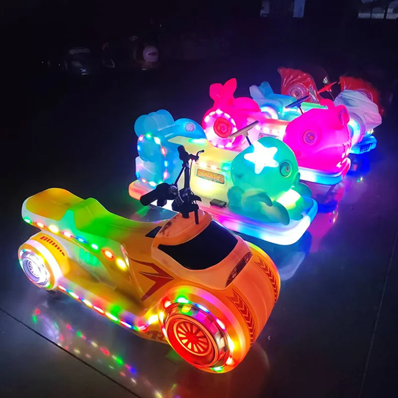 Wholesale ElectricUfo Bumper Cars Indoor Outdoor Inflatable Plastic Motorcycle Rides for Shopping Mall & Amusement Park Usepromo