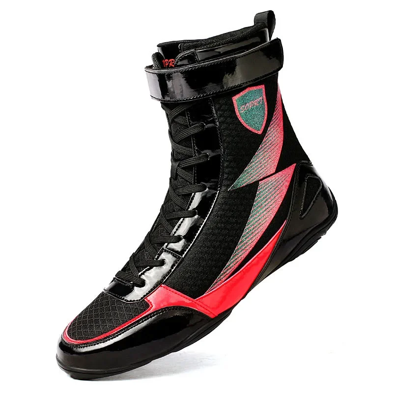 Zapatos de lucha de calidad originales para hombre, zapatillas de boxeo de entrenamiento ligeras y duraderas, talla grande