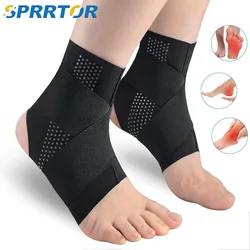 1Pcs Ankle Support Brace,Adjustable Compression Ankle Support,for Men Women Achilles Tendon Support and Plantar Fasciitis