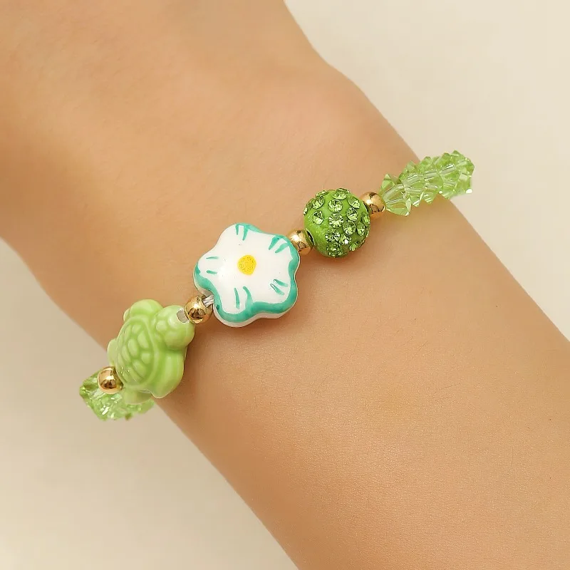 SOHOT Приморская ракушка Звезды Красочный гравий Раковина Черепаха Браслет для женщин Модные украшения Минималистичные аксессуары Оптовая продажа Вечеринка