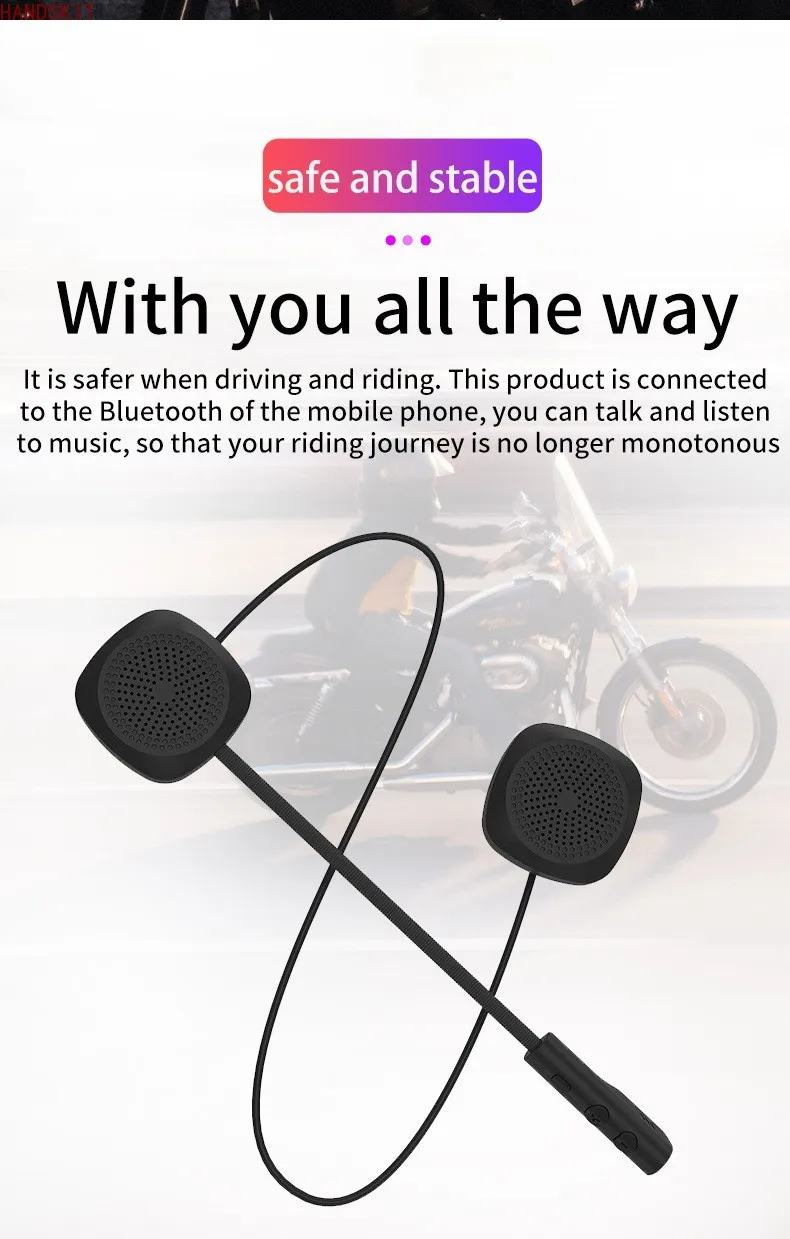 Brand name MH04 motorcycle helmet 5.0  headset riding full-face helmet built-in integrated wireless music call Bluetooth headset