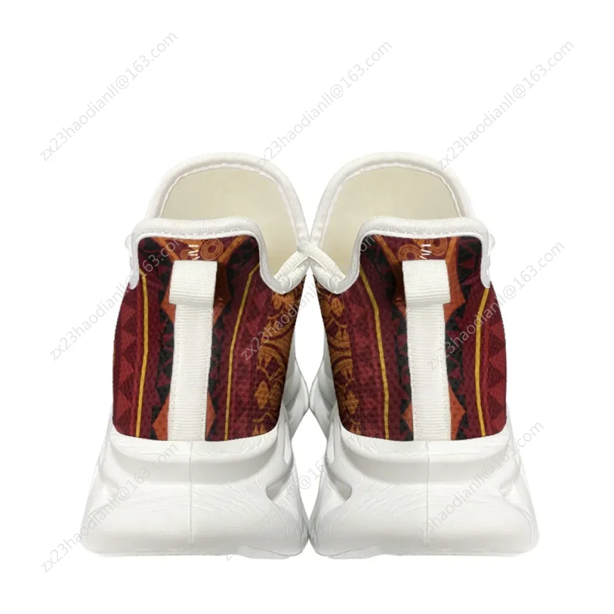 Hawaiian Hibiscus Comfortable Lightweight Lace Up Sneakers Summer Shock Absorbing Basketball Shoes Adult Casual Walking Shoes