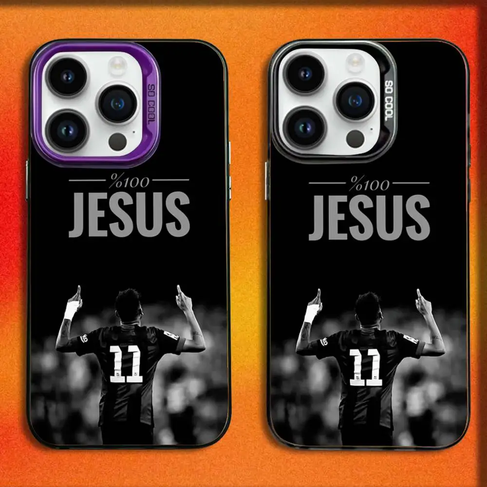 

Football For N-NeYmAr 10 Phone Case For iPhone 16,15,14,13,12,11,Mini,Pro,E,SE4,MAX Colorful Matte Fashion Cover