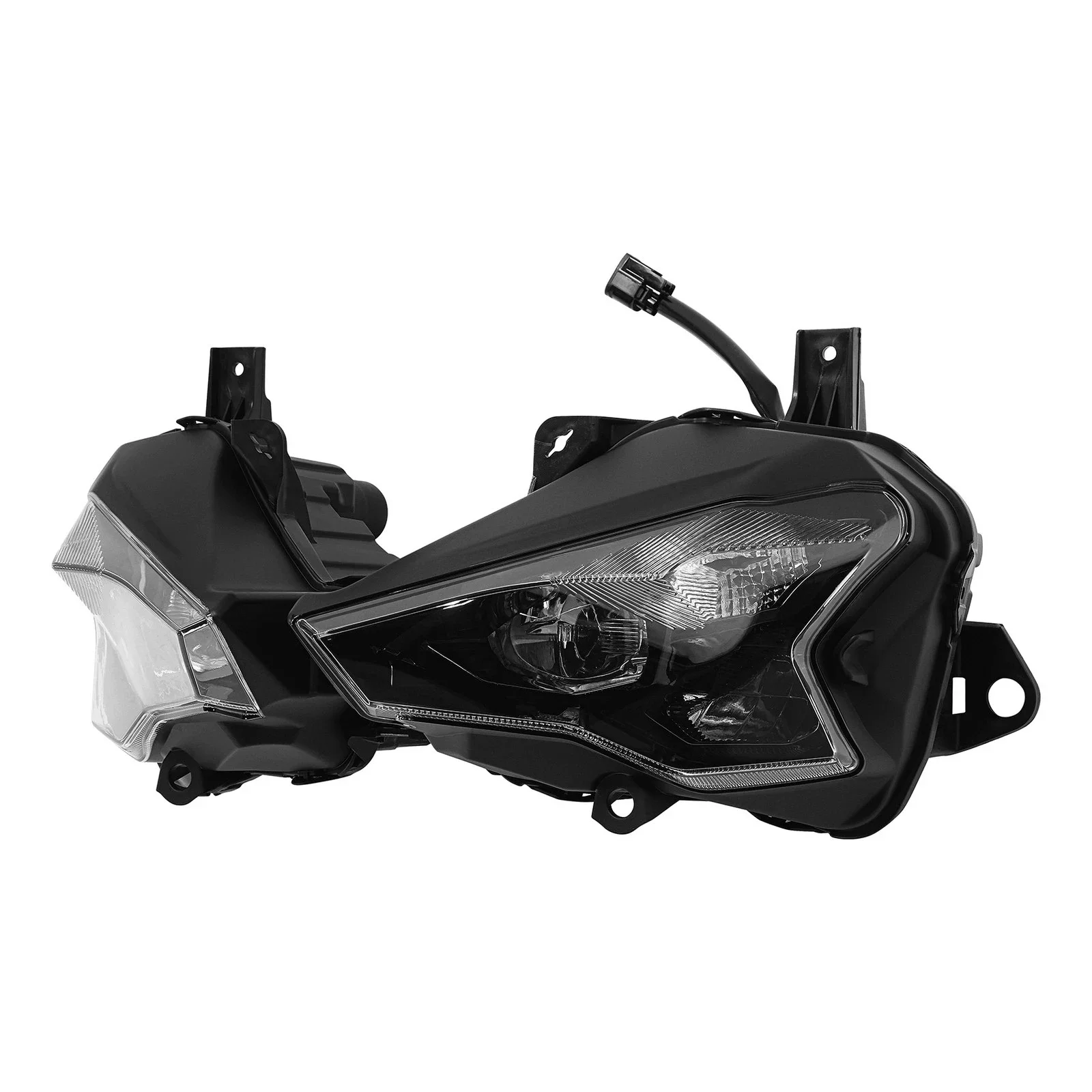 Motorcycle LED Headlight Lamp Assembly Bracket For Kawasaki Ninja ZX6R ZX636 2024-2025