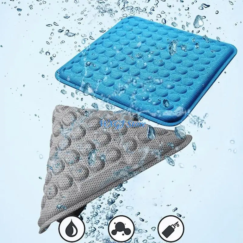 

37JE Cooling Gel Seats Cushion,3D Thick Gel Seats Cushion for Long Sitting, Pressure Relief Seats Cushion Chair Cushion