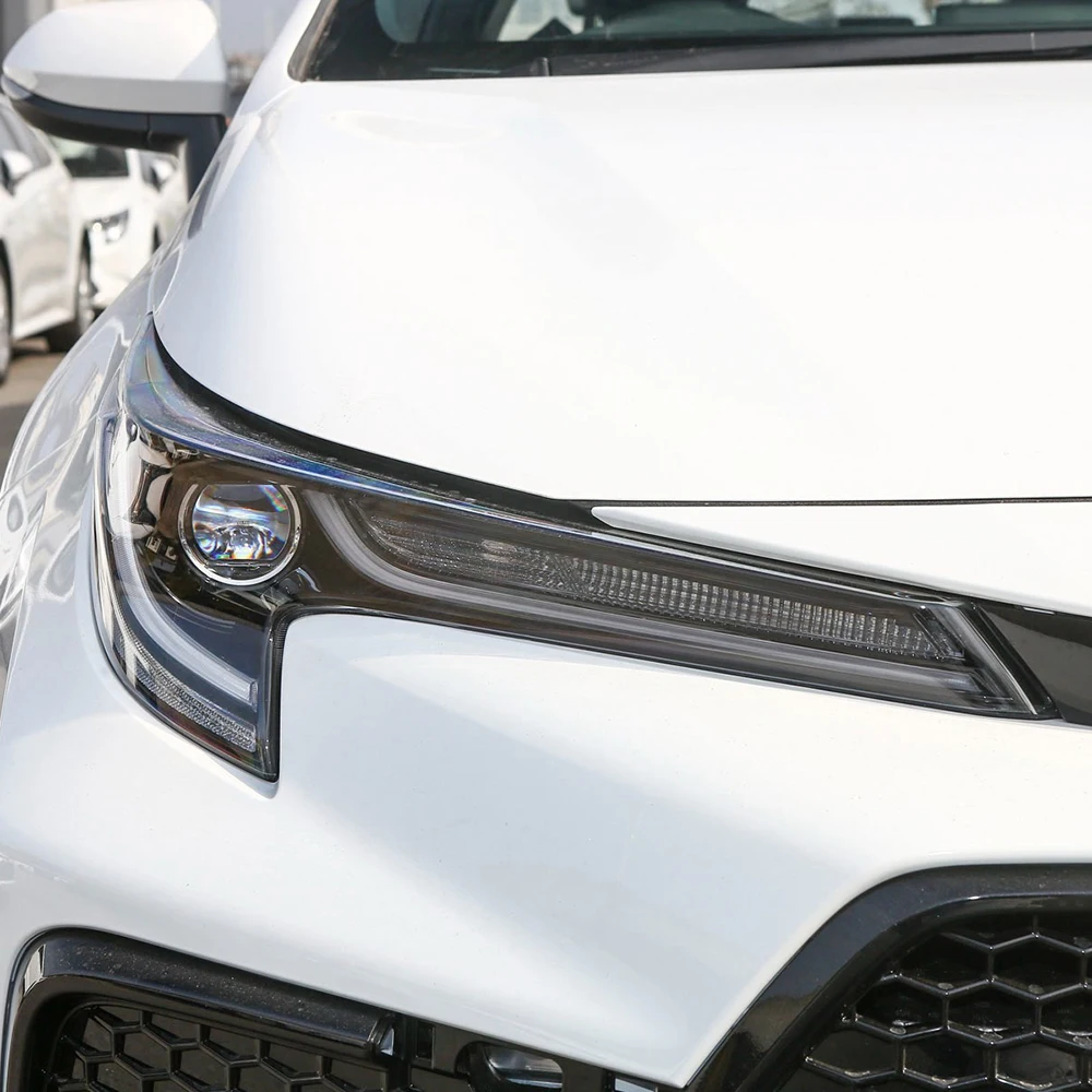 لتويوتا هارير فينزا 2022 2023 2024 اكسسوارات السيارات كشافات غطاء شفاف عاكس الضوء العلوي قذيفة عدسة شبكي