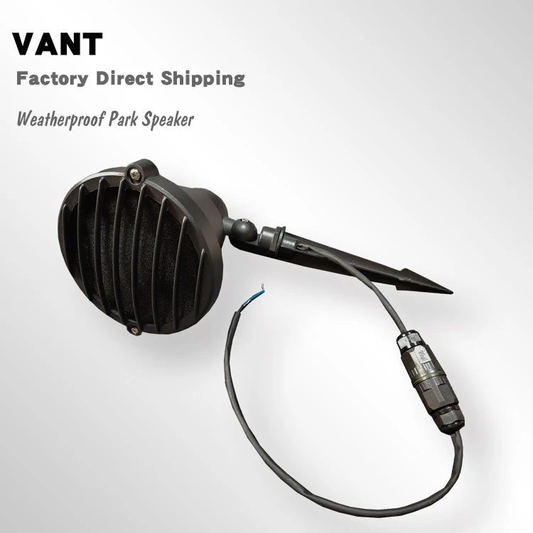 

ST05 Waterproof Spike Mounted Landscape Speakers Iron for Garden Lawn Park Outdoor Background Music System Speaker Accessories