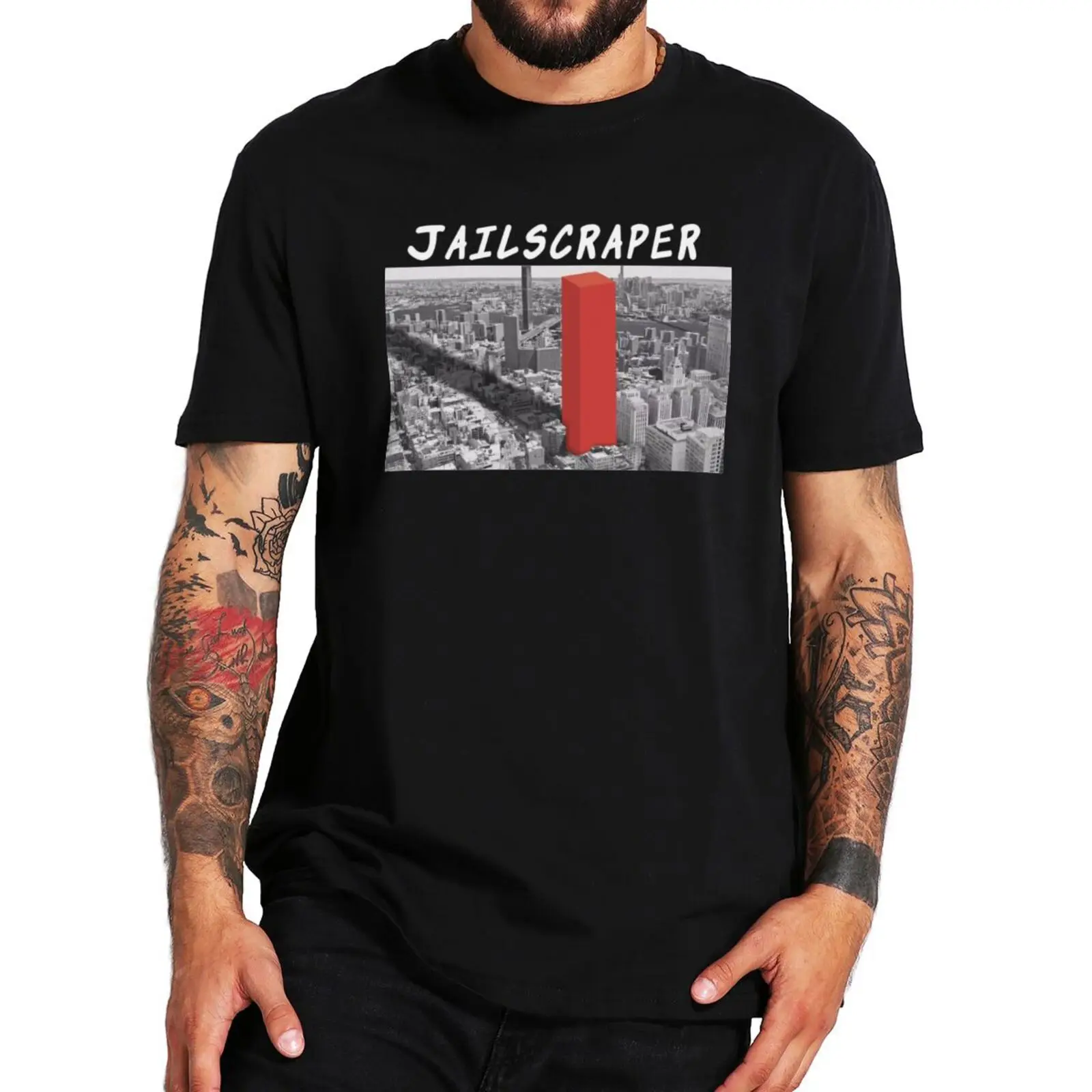 

Jailscraper T Shirt Funny Slang Meme Y2k Retro Graphic T-shirt 100% Cotton Soft Casual Unisex Tee Tops EU Size