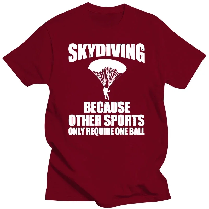 Graphic Cotton Streetwear Short Sleeve Birthday Gifts Summer Style T-shirt Cool Skydiving Art Skydive Parachute Skydiver T Shirt