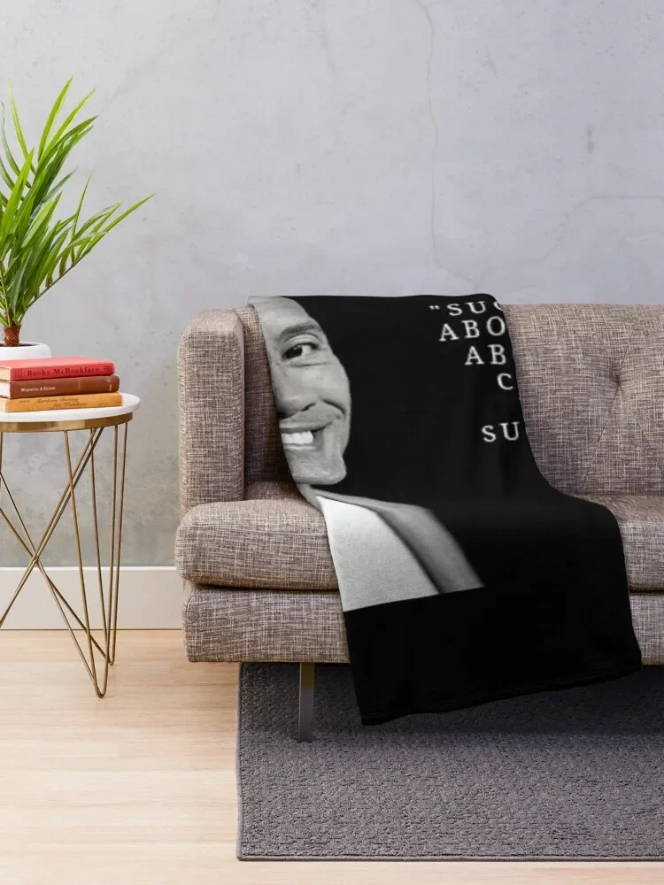 dwayne johnson quotes Throw Blanket Weighted Furrys Soft Blankets