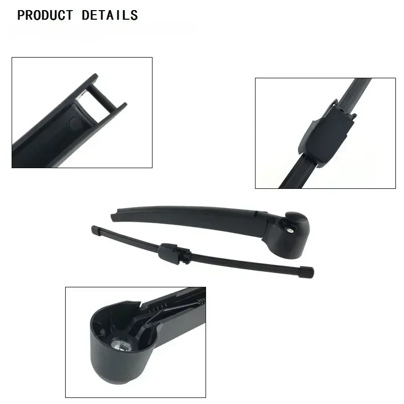 Rear Windshield Windscreen Washer Wiper Arm Blade Set For SEAT LEON  For VW Passat Car Wiper Replacement Accessories  2005-2013