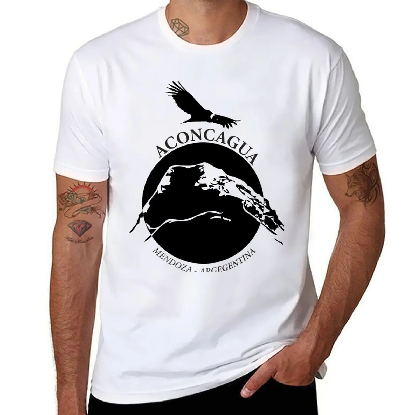 

Aconcagua T-Shirt men t shirt cotton 100% man t shirt luxury T-Shirt